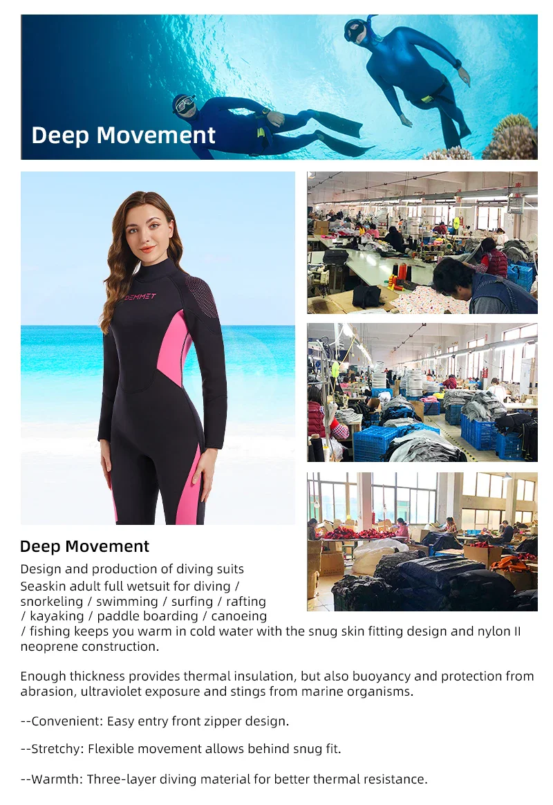 Roupa De Mergulho Masculino e Feminina Wetsuit 1.5MM/3MM - Image 27