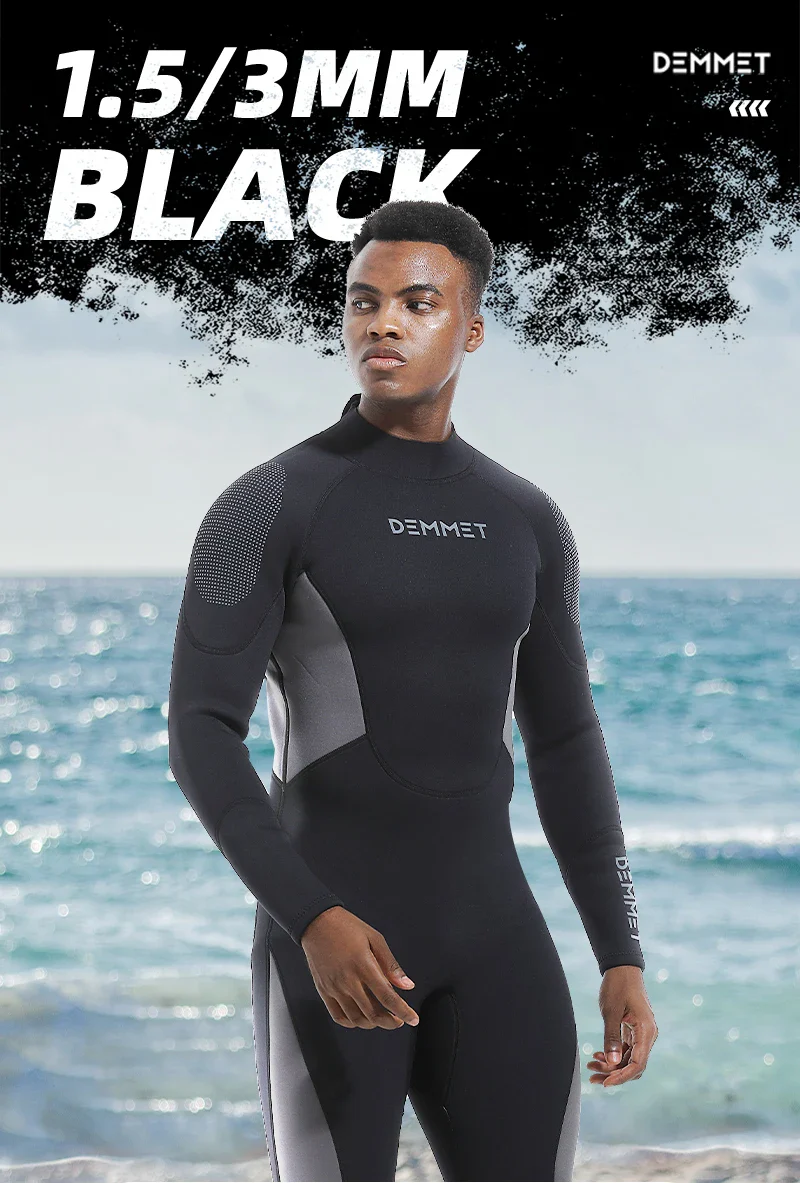 Roupa De Mergulho Masculino e Feminina Wetsuit 1.5MM/3MM - Image 5