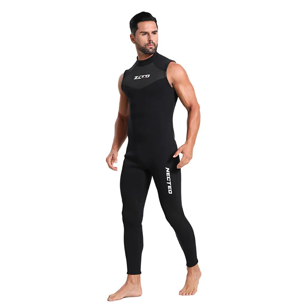 Roupa de Mergulho WetSuit Sem Manga Masculina - Image 2