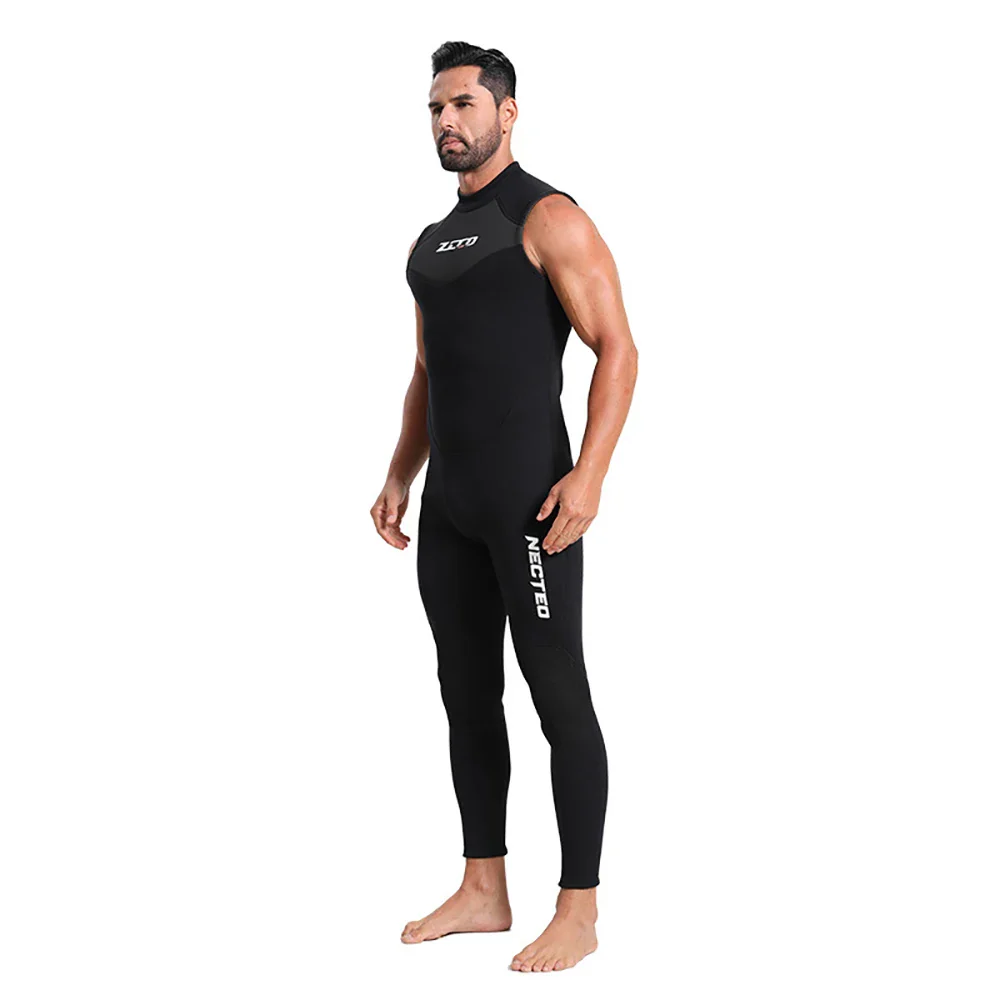 Roupa de Mergulho WetSuit Sem Manga Masculina - Image 3