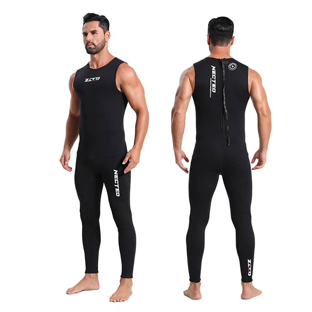 Roupa de Mergulho WetSuit Sem Manga Masculina - Image 7