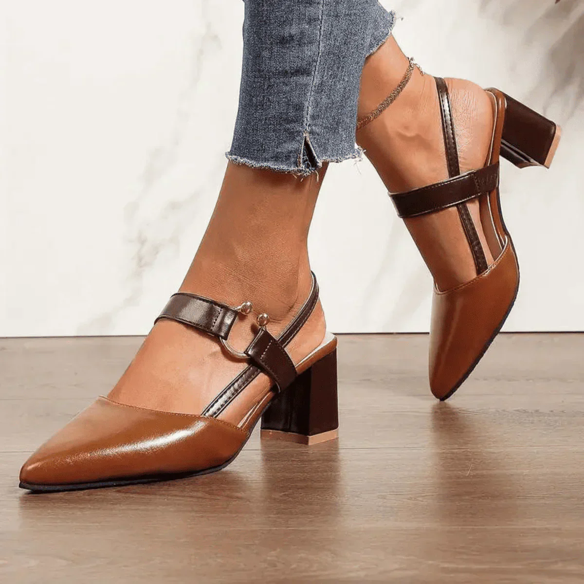 Sapato Scarpin Feminino Salto Bloco - Image 6