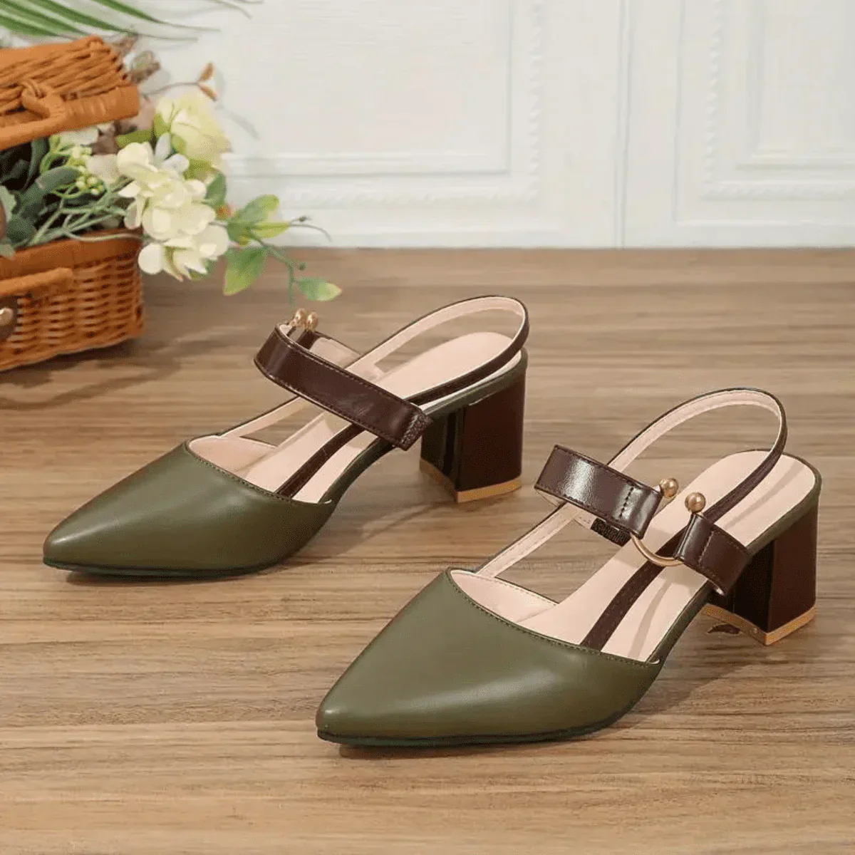 Sapato Scarpin Feminino Salto Bloco - Image 9