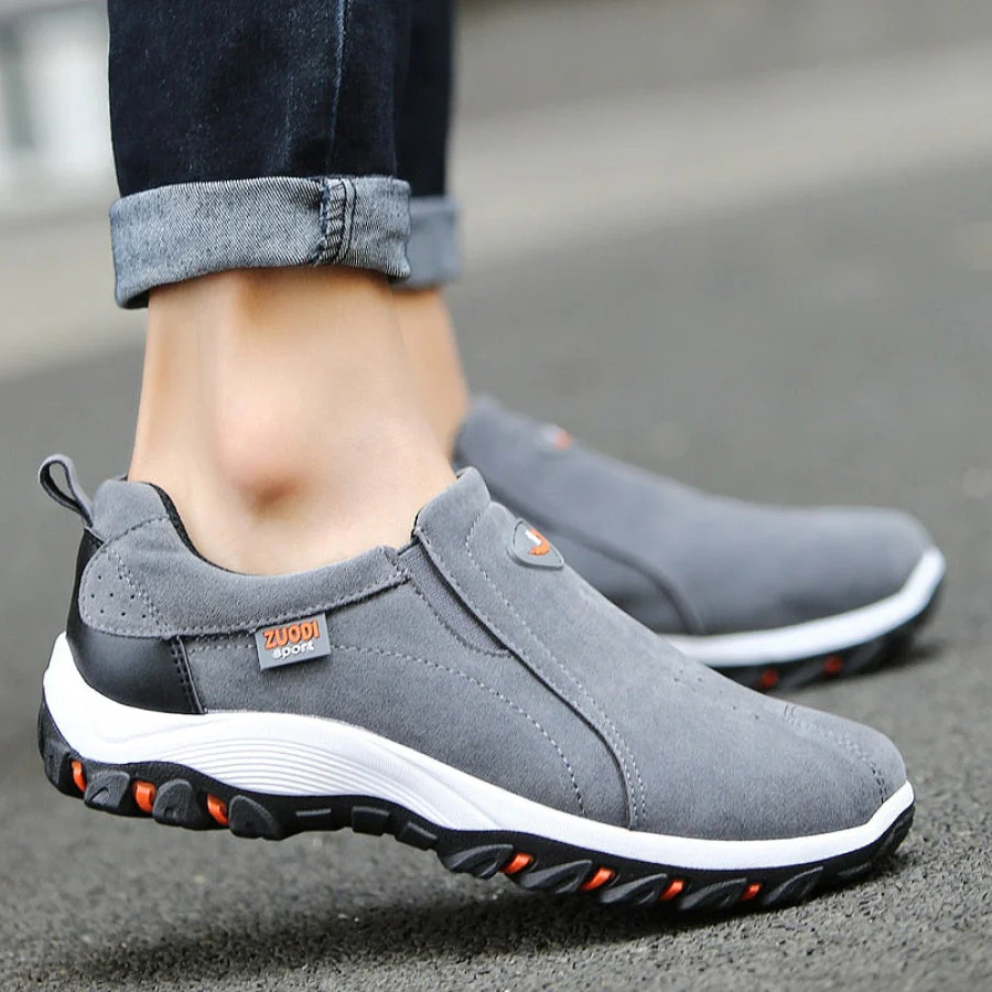 Sapato Masculino de Couro Nobuk Antiderrapante Casual - Image 10
