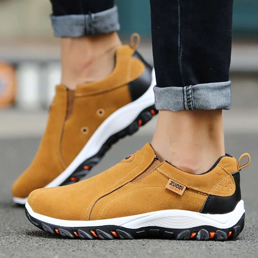 Sapato Masculino de Couro Nobuk Antiderrapante Casual - Image 8