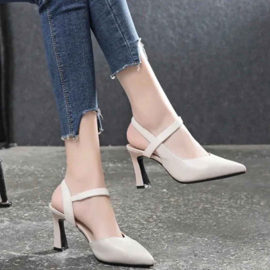Scarpin de Couro - Salto Bloco Confortável (Promoção Queima de Inverno) - Image 5