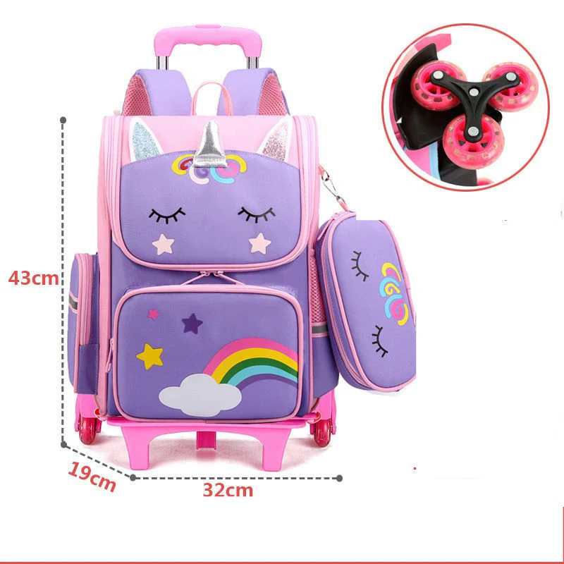 Mochila Escolar de Rodinha Infantil - Image 10