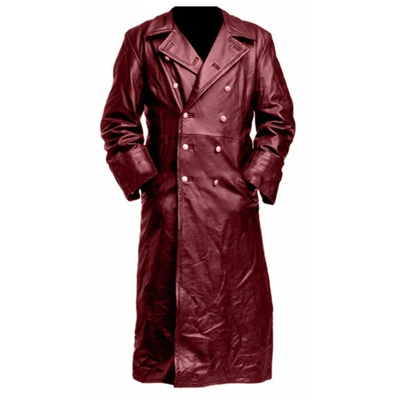 Sobretudo de Couro Masculino - Image 4