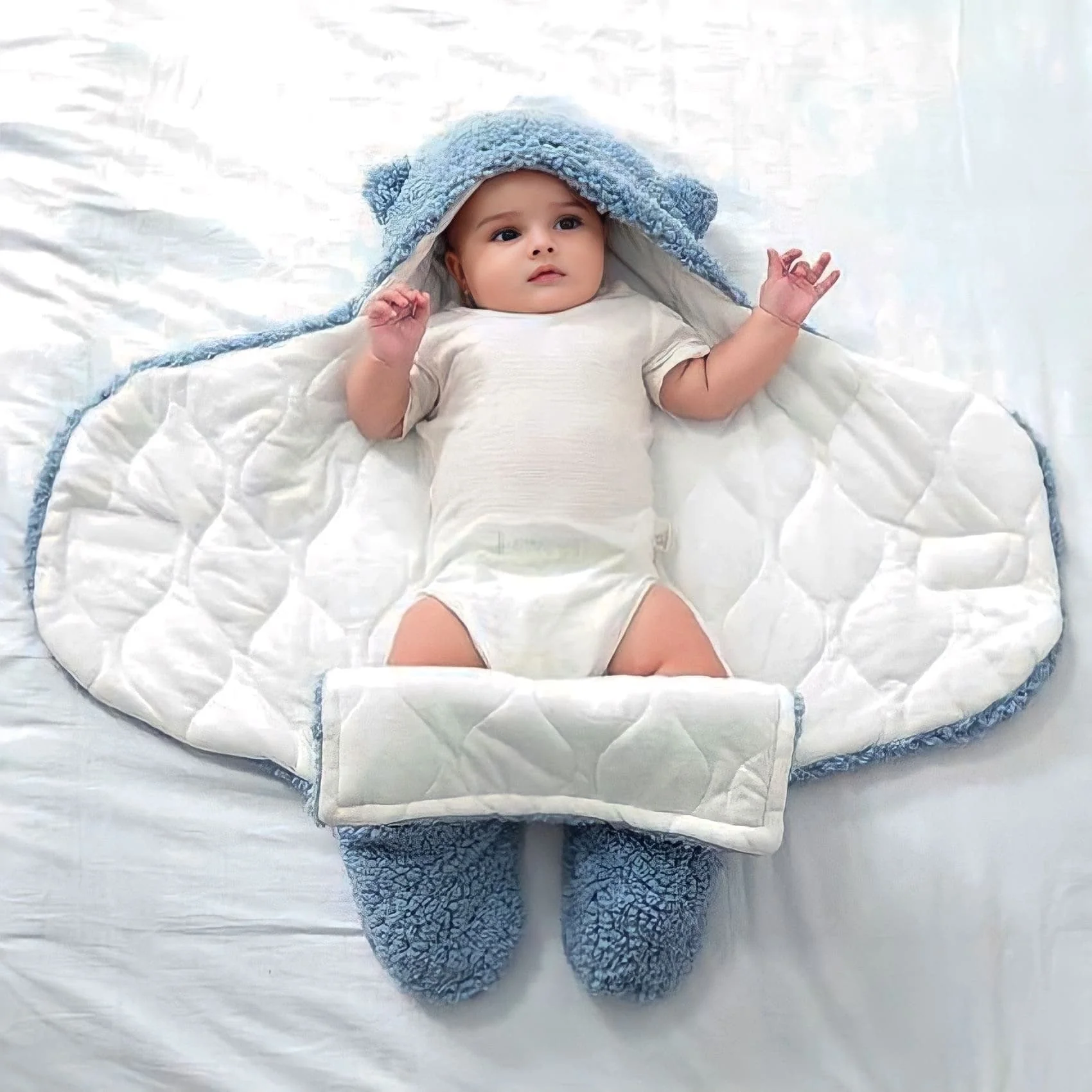 Cobertor de Bebe Saquinho de Dormir Ursinho Dorminhoco (0 a 9 meses) - ULTIMAS PEÇAS EM PROMOÇÃO DE INVERNO - Image 2