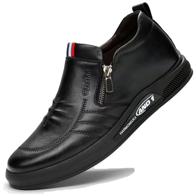 Tênis de Couro France Casual Masculino - Image 4