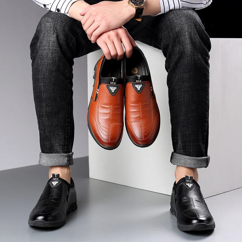 Tênis de Couro Masculino Shark + Relógio Geneva (Brinde) - Image 6
