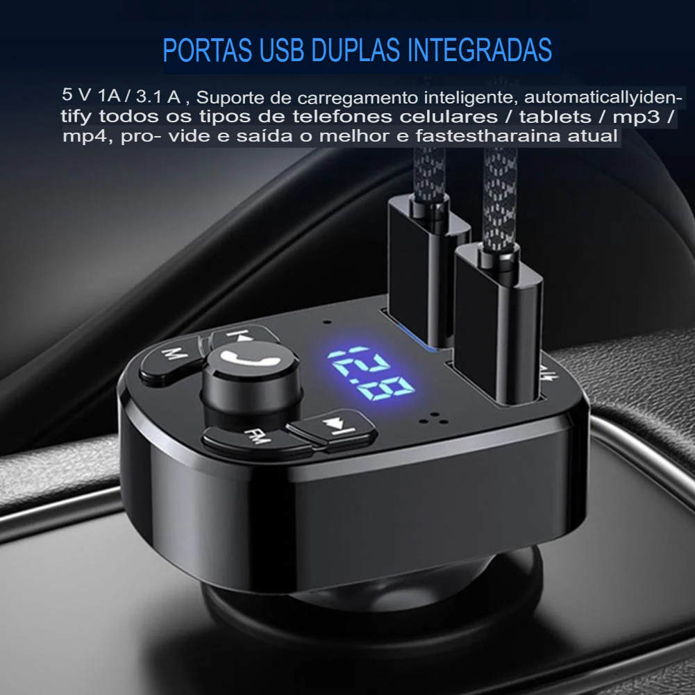 Transmissor de Som Bluetooth Automotivo - Image 3
