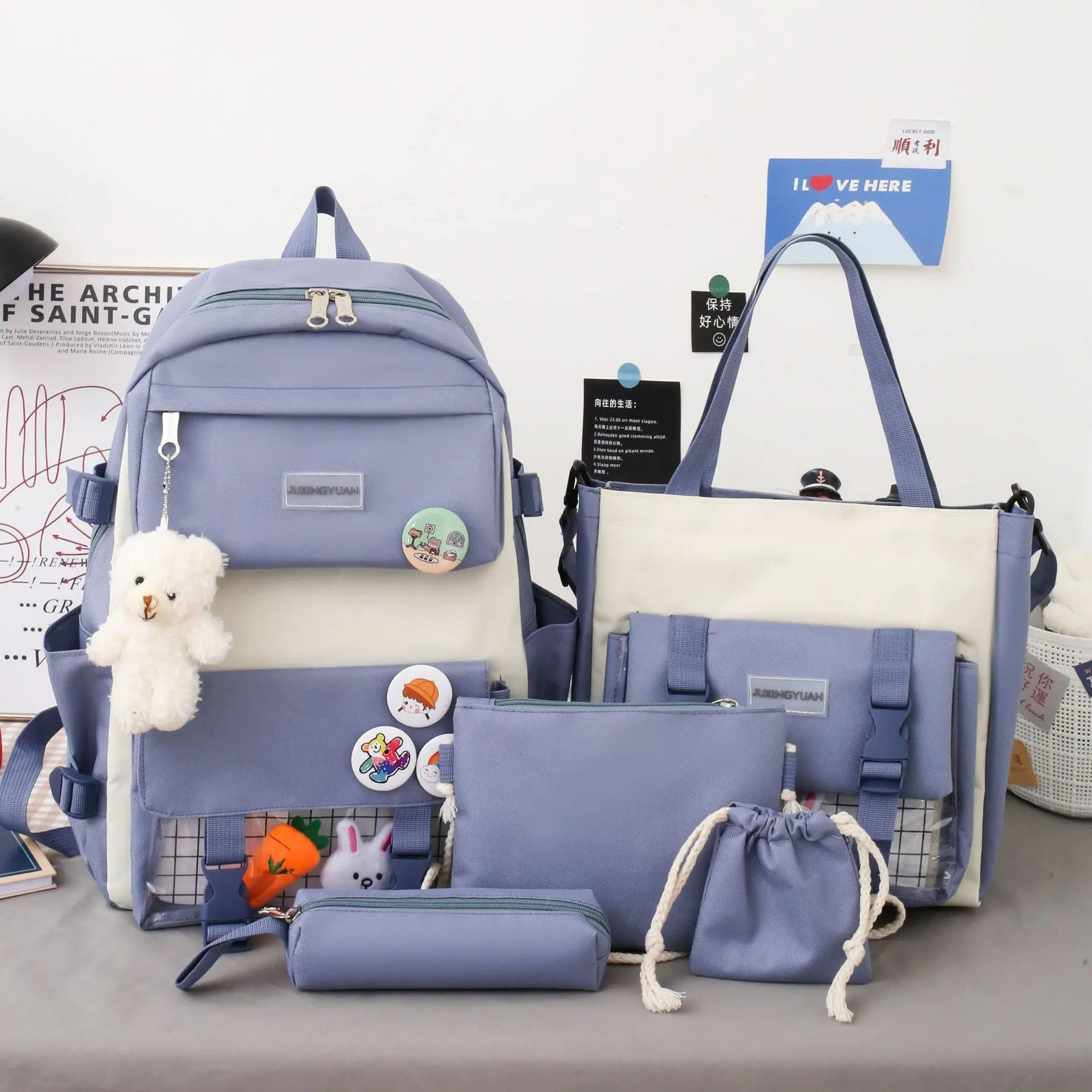 UniqBag - Kit Escolar Feminino 4 em 1 - Image 4