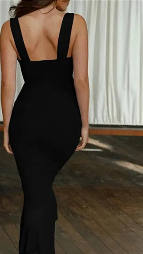 Vestido Midi Drapeado - Image 3