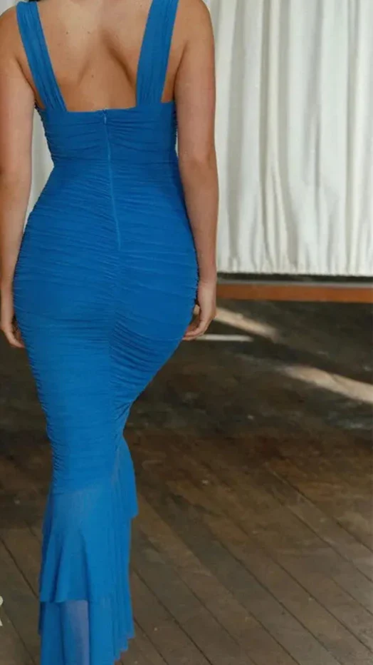 Vestido Midi Drapeado - Image 6