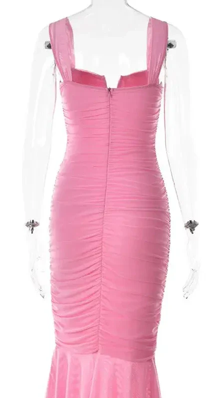 Vestido Midi Drapeado - Image 9